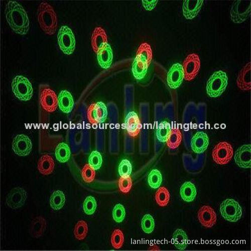 100mW Multi Twinkling Effects Holiday Light, controlled by two DC-step motors